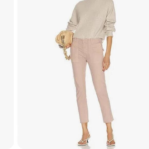 Nili Lotan Pink Raw Hem Pants - Size 4 - Picture 5 of 5